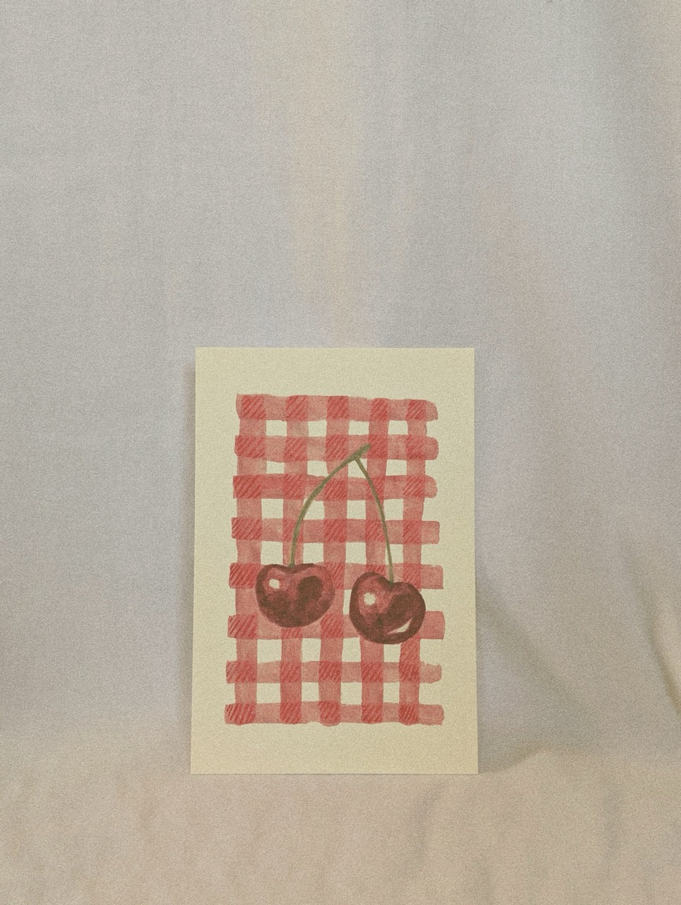 cherries - art print.