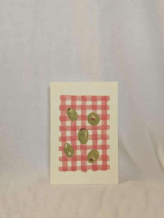 olives - art print.