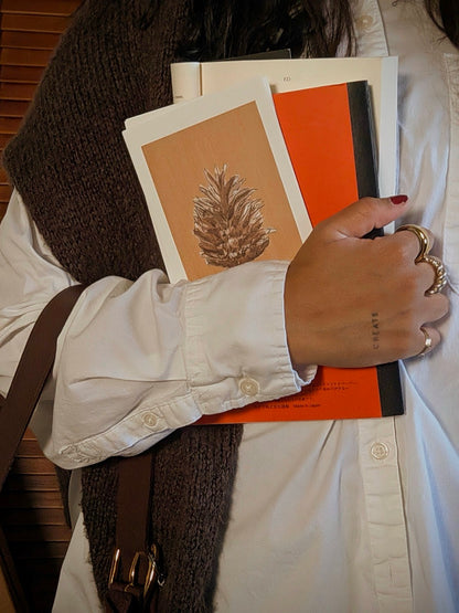 enchanted pinecone - postcard.