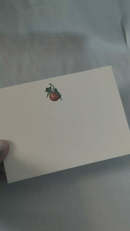 slow mornings at the farmers market - notecard set.